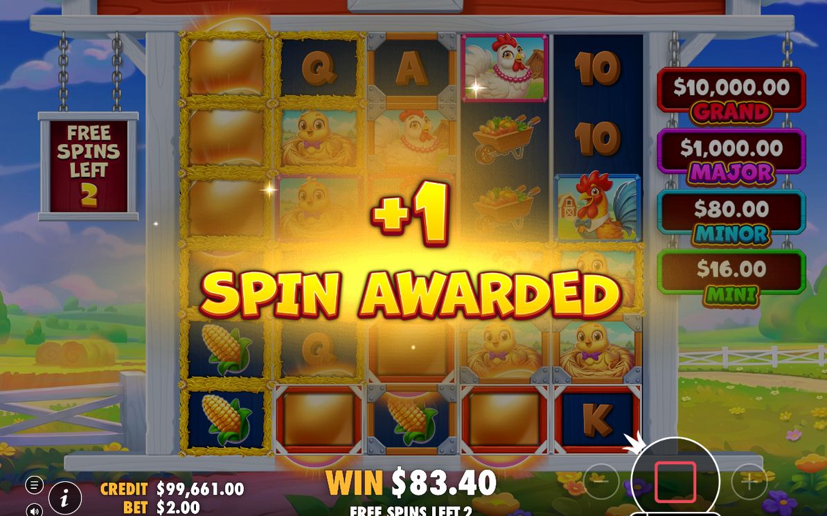 Free Spins showing SCATTER landings marked in sequence