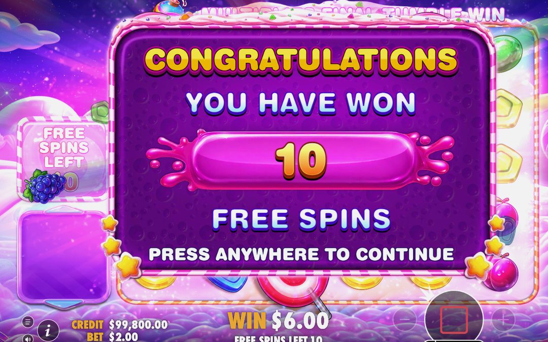Free Spins round with multiplier bombs on the reels
