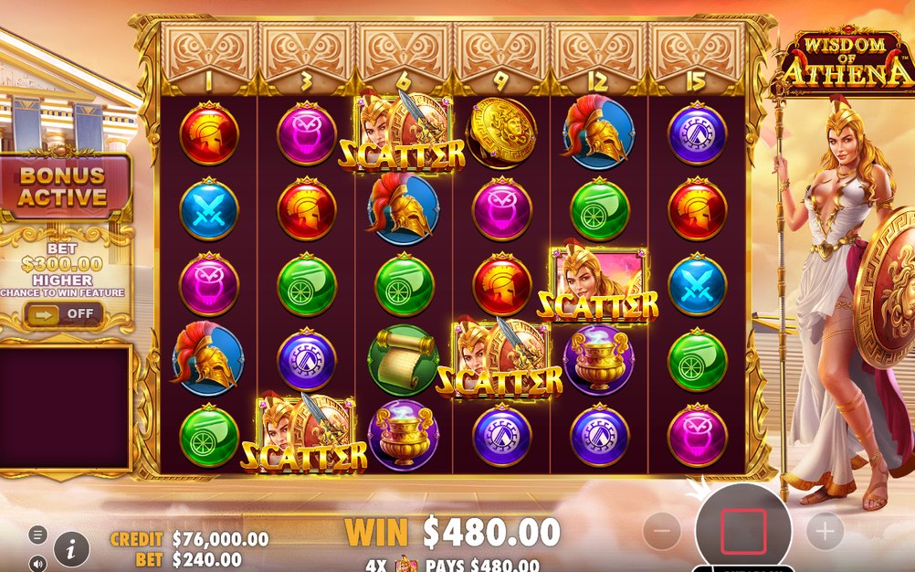 Bonus screen with an unlocked sixth row position